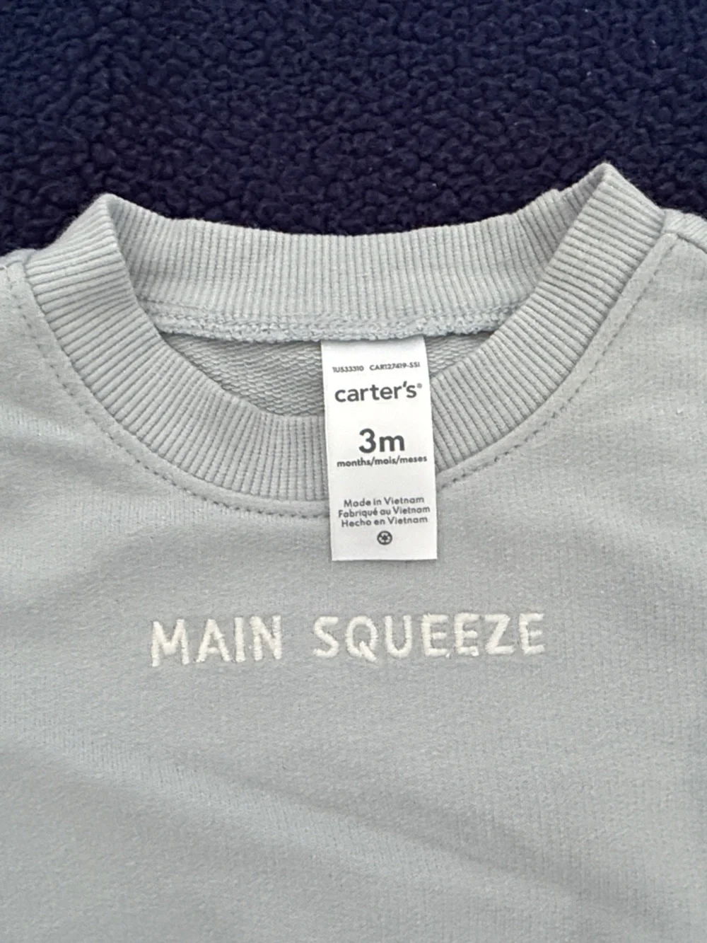 Carter's Light Blue 'Main Squeeze' Sweatshirt & Shorts Set